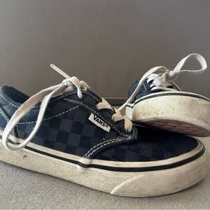 Vans Kids Checkered Black Sneakers